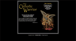 Desktop Screenshot of catholicwarriors.com